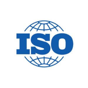 ISO 9001 certification badge — Tech OVN energy meters and EV chargers